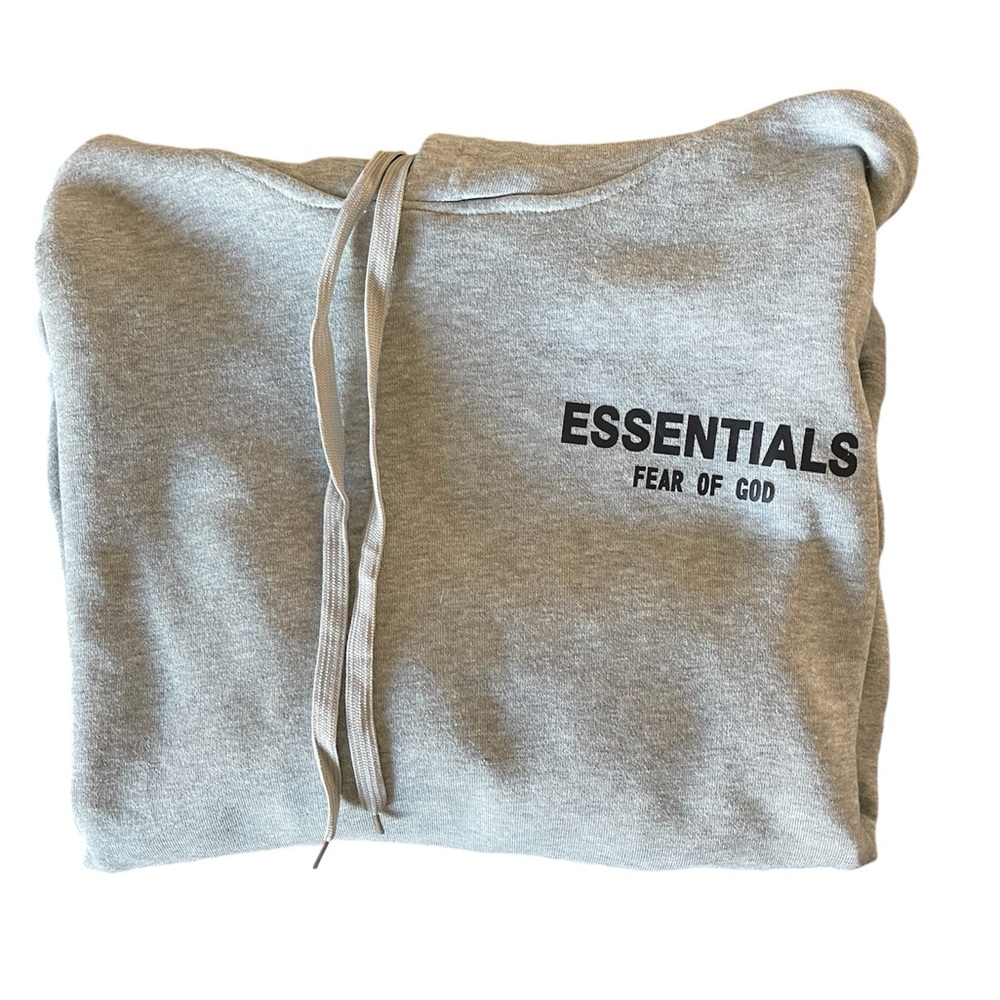 Fear of God Light Gray Hoodie
